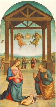 ピエトロ・ペルジーノ Painting - 聖オーガスティン多翼祭壇画 プレゼピオ ルネッサンス ピエトロ ペルジーノ